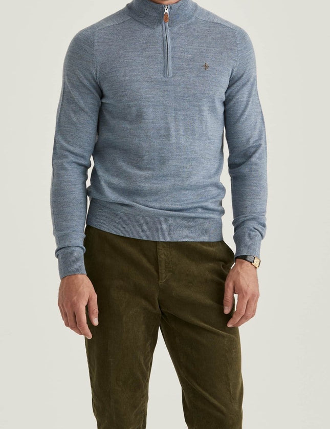 Morris Stockholm Merino John Zip - Mandy