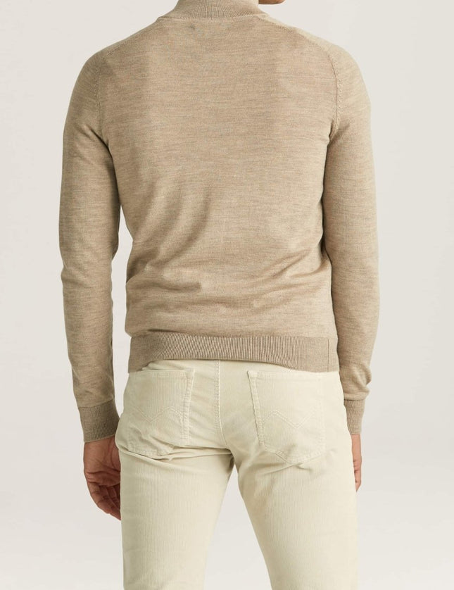 Morris Stockholm Merino John Zip - Mandy