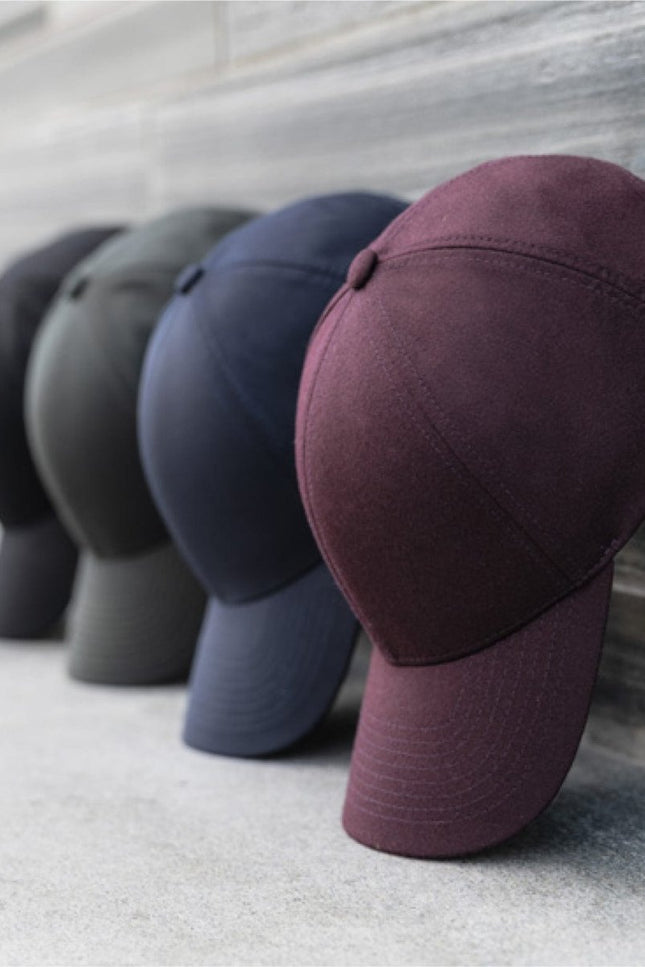 Varsity Headwear Navy wool tech caps - Mandy