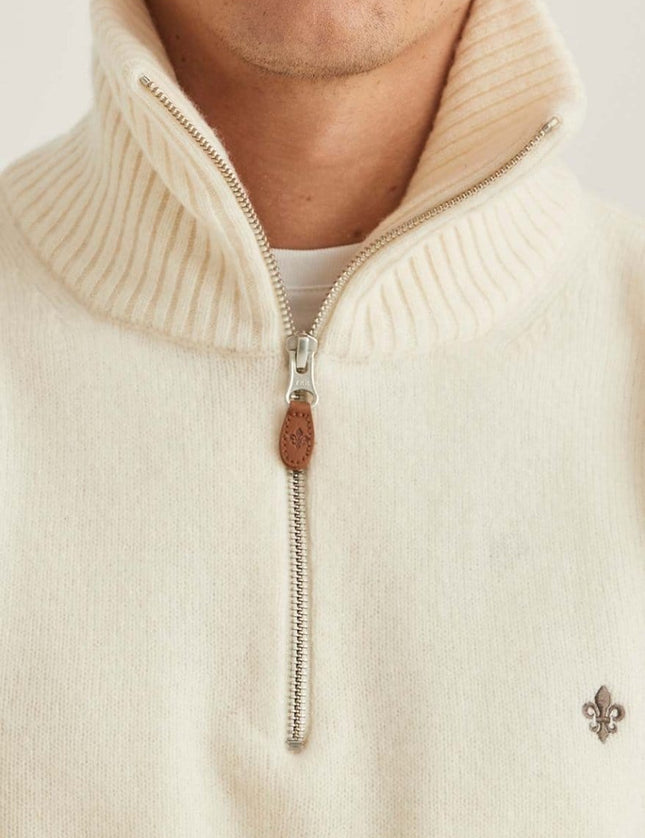 Morris Stockholm Newton half zip - Mandy