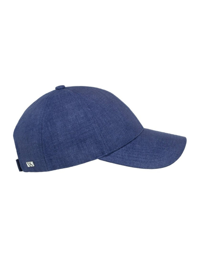 Varsity Headwear Oxford Blue Linen - Mandy