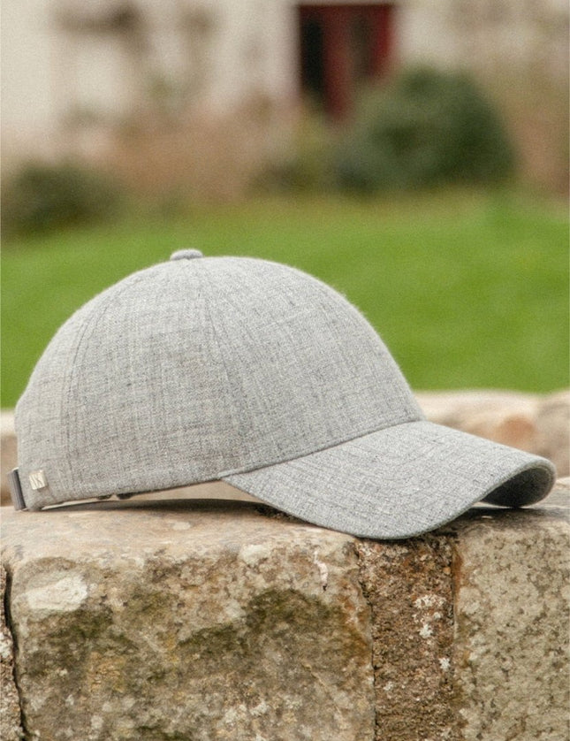 Varsity Headwear Pebbel Grey Linen - Mandy