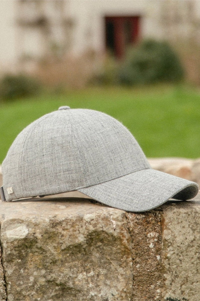 Varsity Headwear Pebbel Grey Linen - Mandy