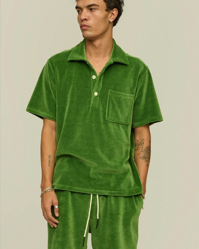 OAS Penny Green Girona Velour Shirt - Mandy