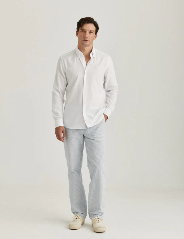 Morris Stockholm Pinpoint oxford shirt slim - Mandy