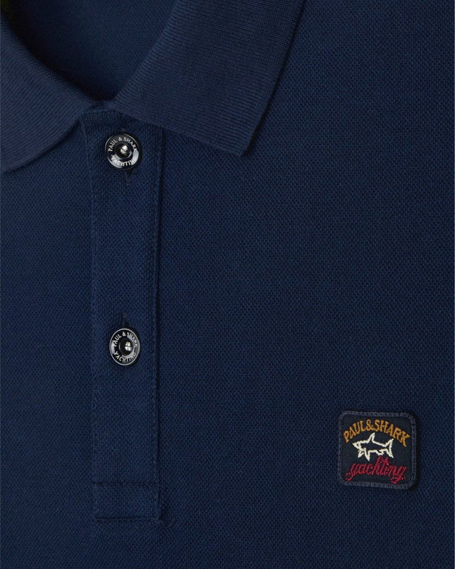 Paul & Shark Pique polo with iconic badge - Mandy