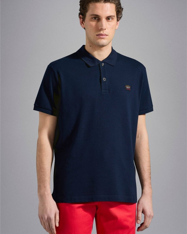 Paul & Shark Pique polo with iconic badge - Mandy