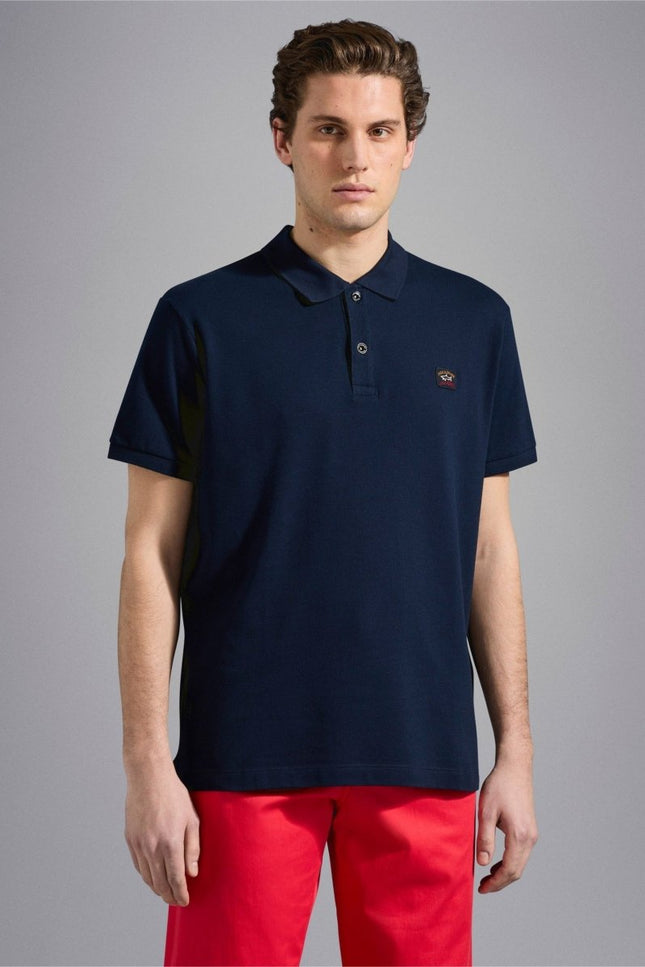 Paul & Shark Pique polo with iconic badge - Mandy