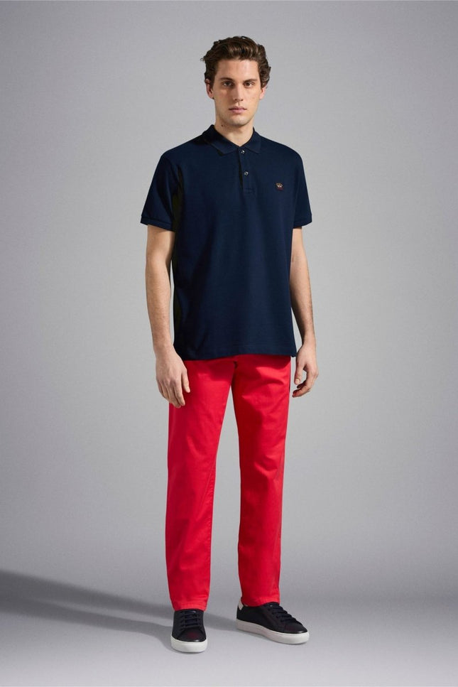 Paul & Shark Pique polo with iconic badge - Mandy