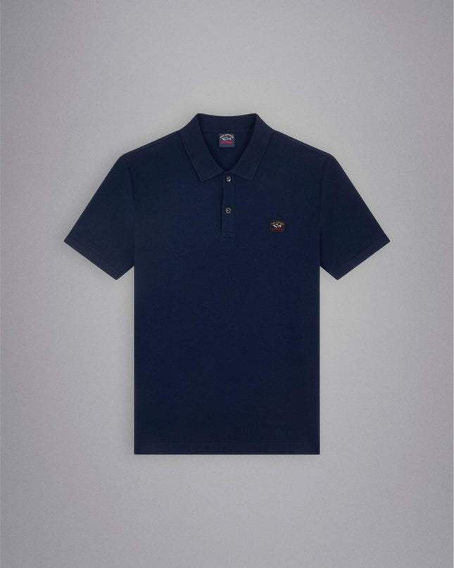 Paul & Shark Pique polo with iconic badge - Mandy