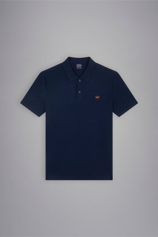 Paul & Shark Pique polo with iconic badge - Mandy