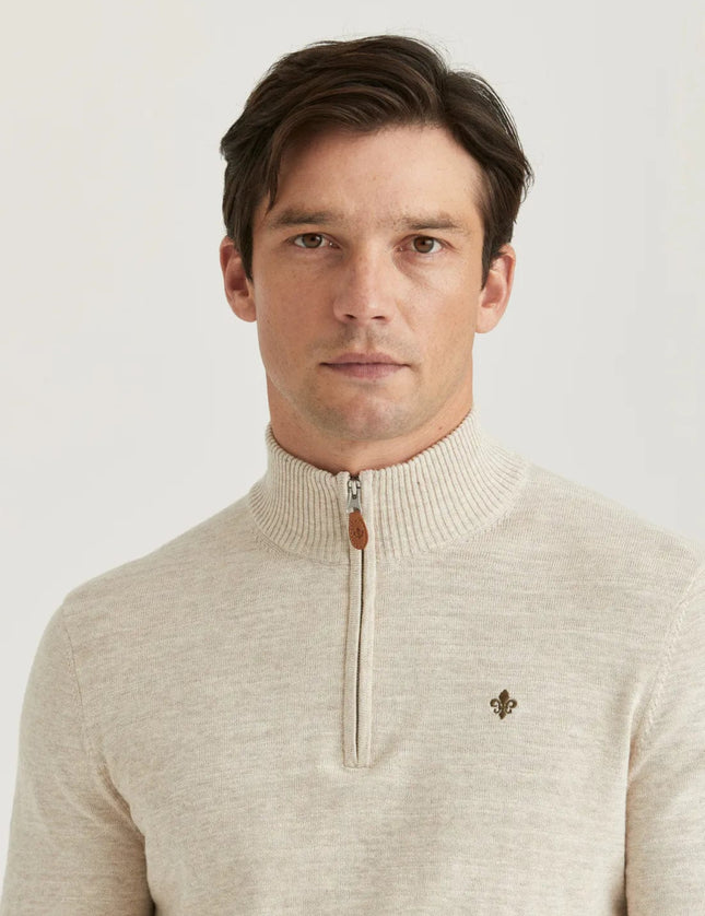 Morris Stockholm Randall half zip - Mandy