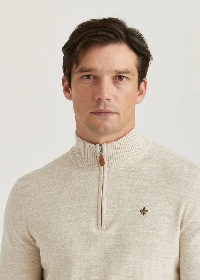 Morris Stockholm Randall half zip - Mandy