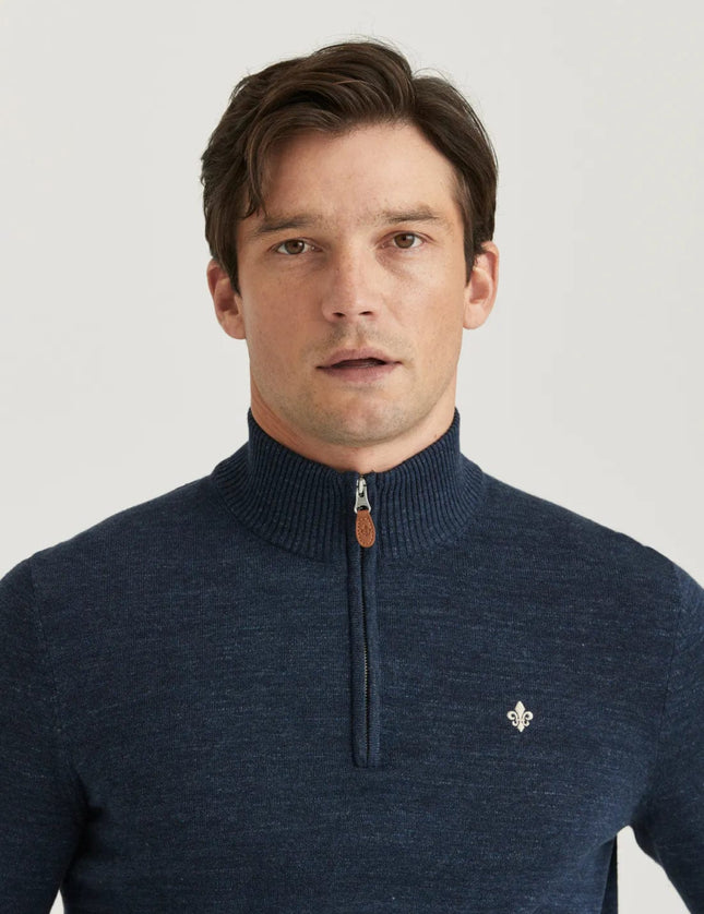 Morris Stockholm Randall half zip - Mandy