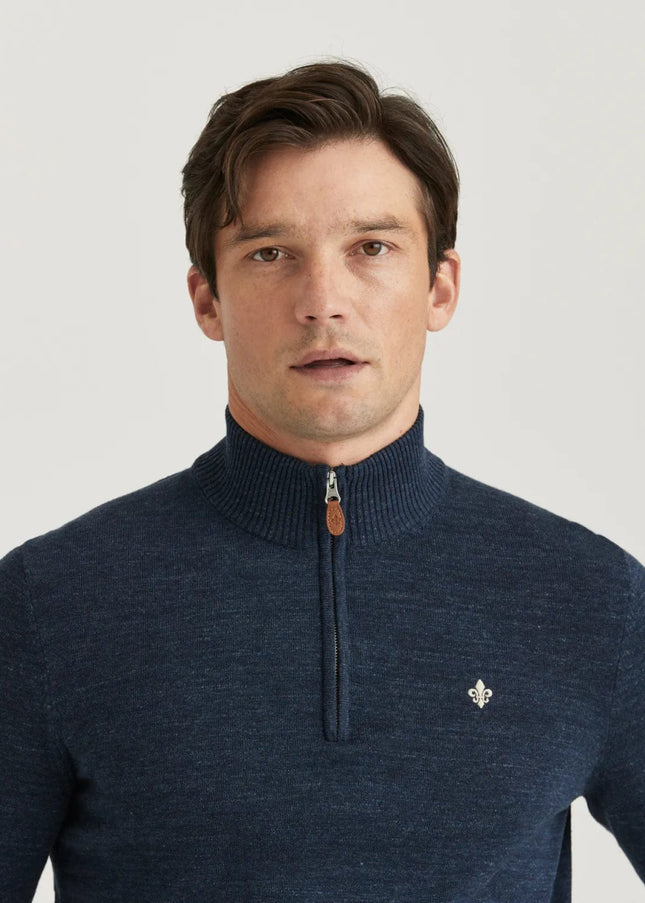 Morris Stockholm Randall half zip - Mandy