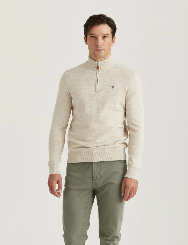 Morris Stockholm Randall half zip - Mandy