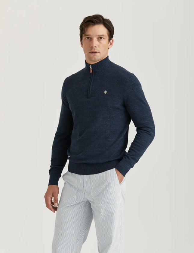 Morris Stockholm Randall half zip - Mandy