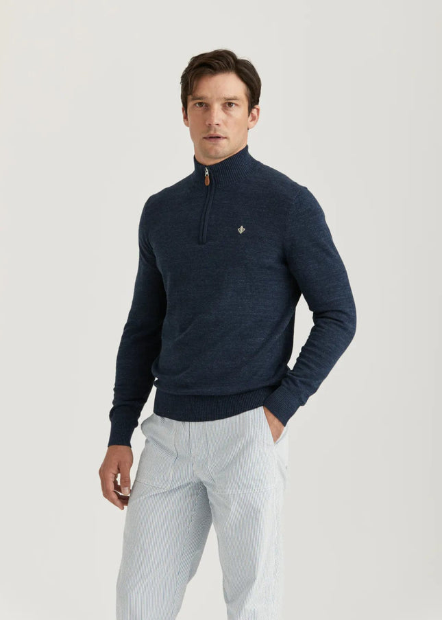 Morris Stockholm Randall half zip - Mandy