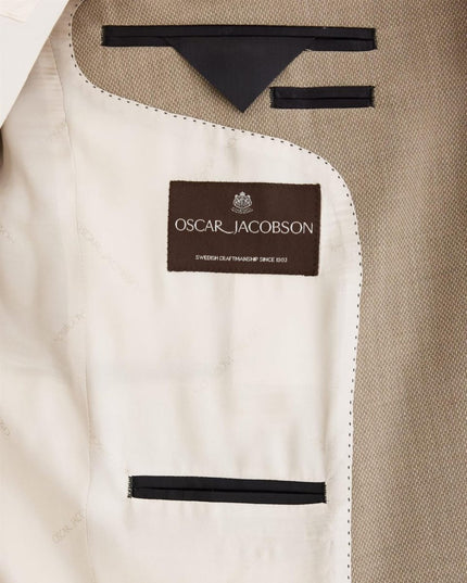 Oscar Jacobson Regular Fit Microstructure Blazer - Fogerty Blazer (100% ull) - Mandy