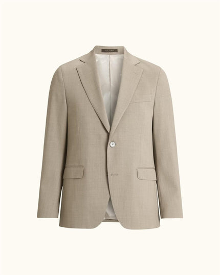 Oscar Jacobson Regular Fit Microstructure Blazer - Fogerty Blazer (100% ull) - Mandy