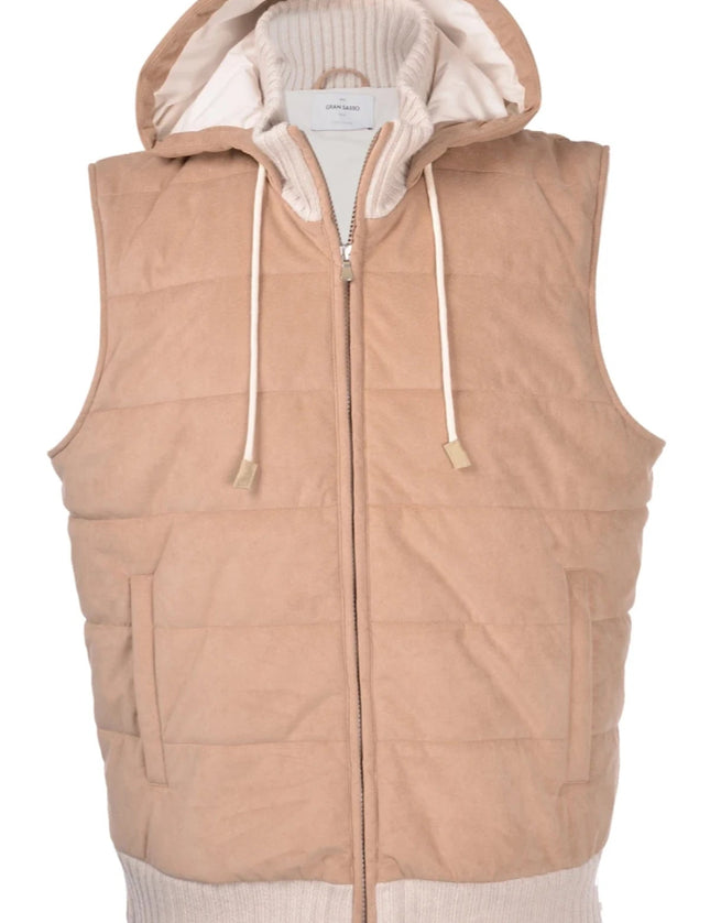 Gran Sasso Removable Hood Eco - Padded Gilet - Mandy