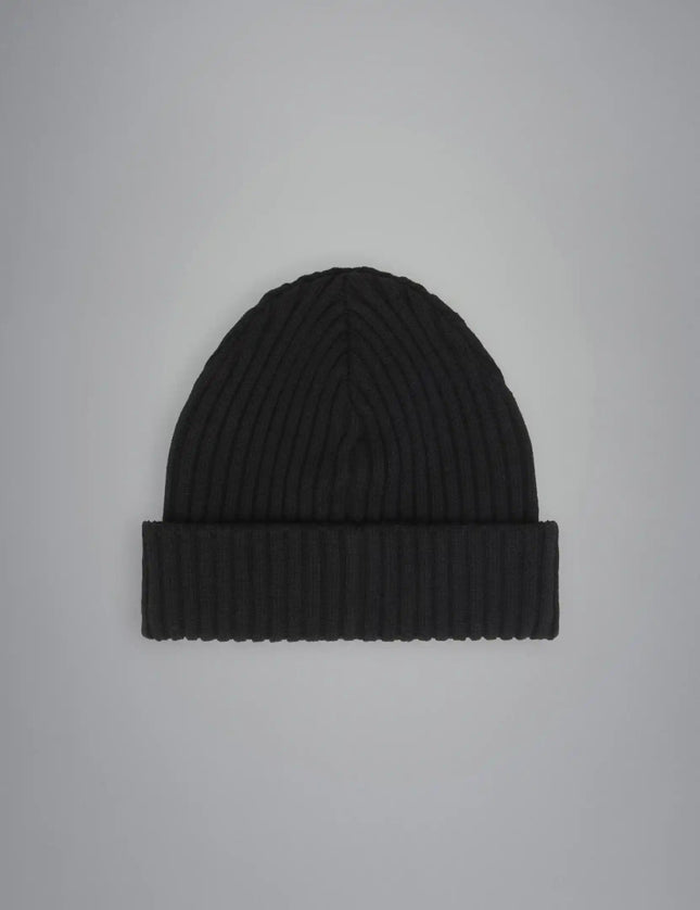 Paul & Shark Ribbed wool beanie with iconic badge - Mandy