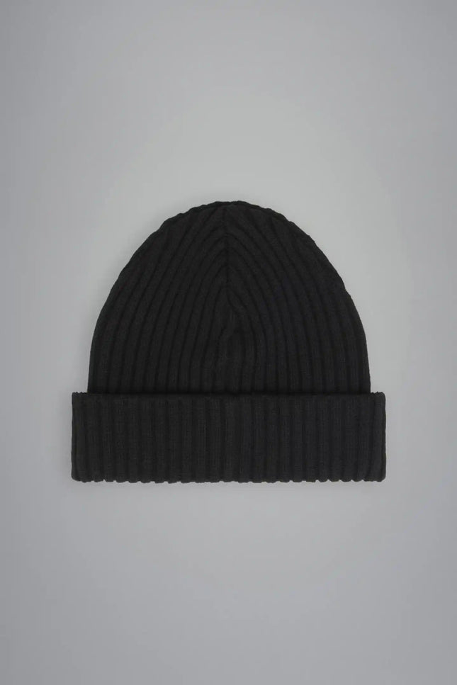 Paul & Shark Ribbed wool beanie with iconic badge - Mandy