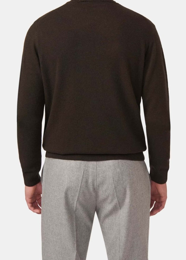 Oscar Jacobson Salim Rollneck - Regular Fit Pologenser Ull - Kasjmir - Mandy