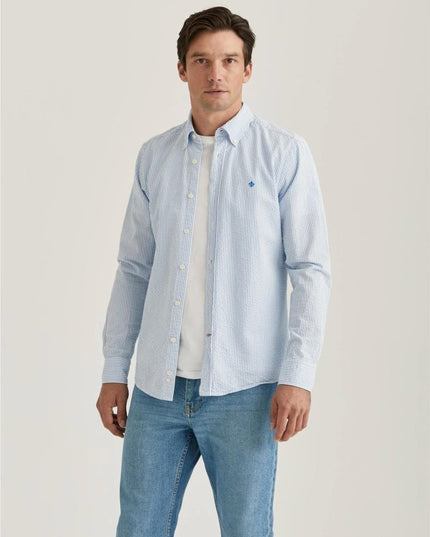 Morris Stockholm Seersucker shirt - Mandy