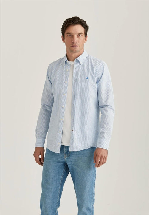 Morris Stockholm Seersucker shirt - Mandy