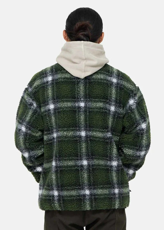 Gramicci Shadow Plaid Sherpa Jacket - Mandy