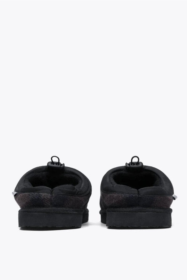 Les Deux Trey wool check slipper tøffel - Mandy