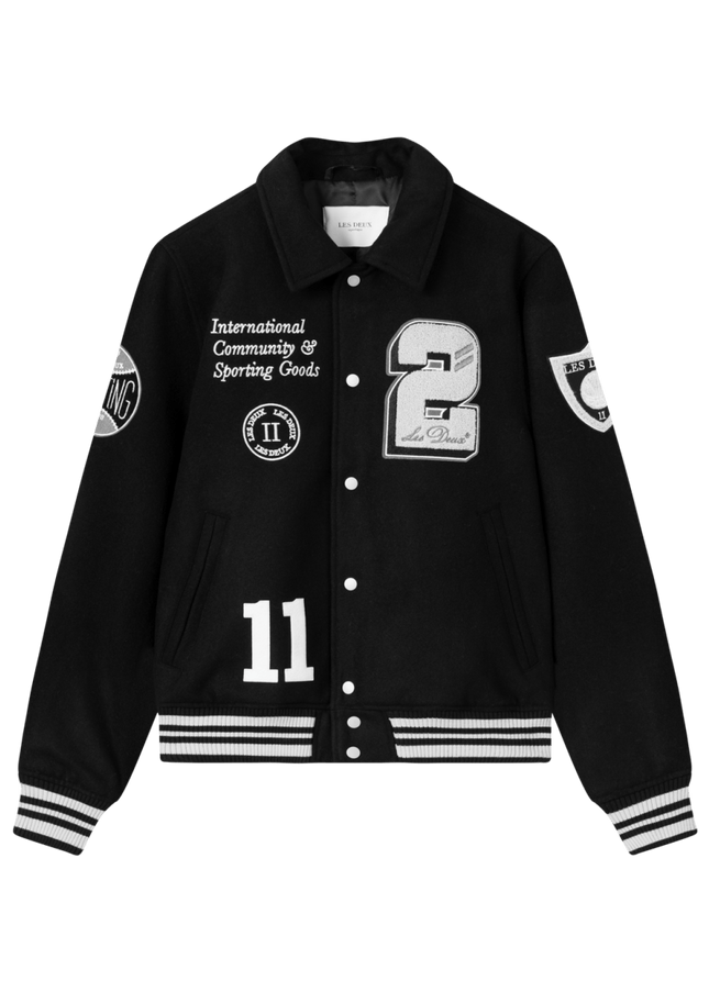 Les Deux Varsity wool jacket - Mandy