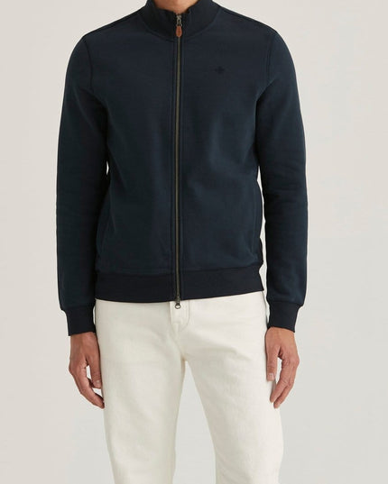 Morris Stockholm Warren zip cardigan - Mandy