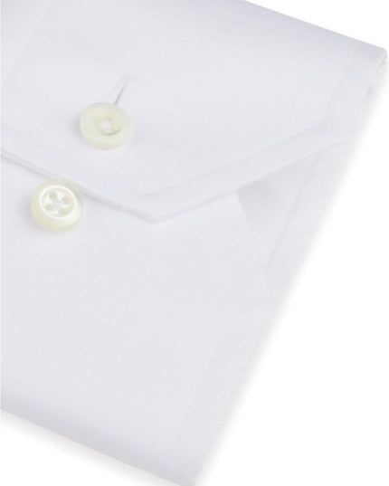 Stenströms White twill shirt (fitted body) - Mandy