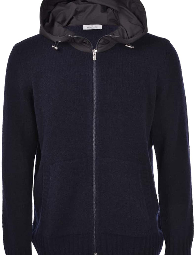 Gran Sasso Zip Jacket with Hoodie - Mandy